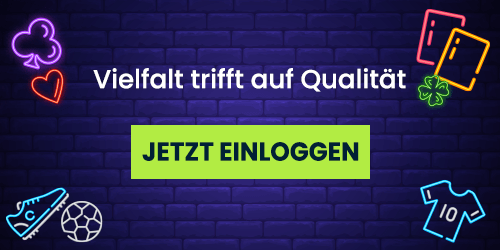 Wettigo Wetten mit login button und neon design